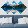 Wallity Cuadro Decorativo de MDF Multicolor (4 Piezas)